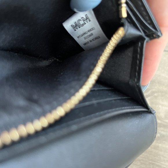 MCM Black Leather Wallet - Picture 10 of 11